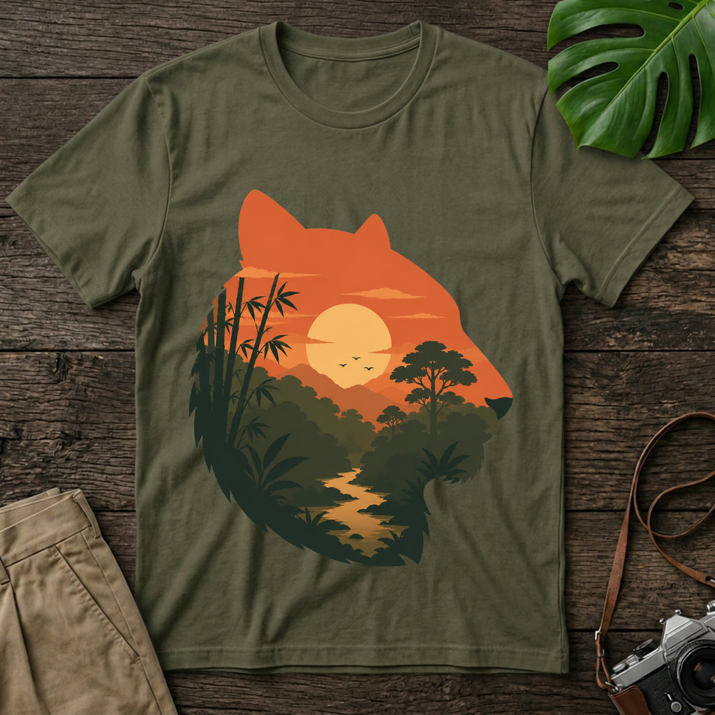 gildan-64000-mockup-military-green