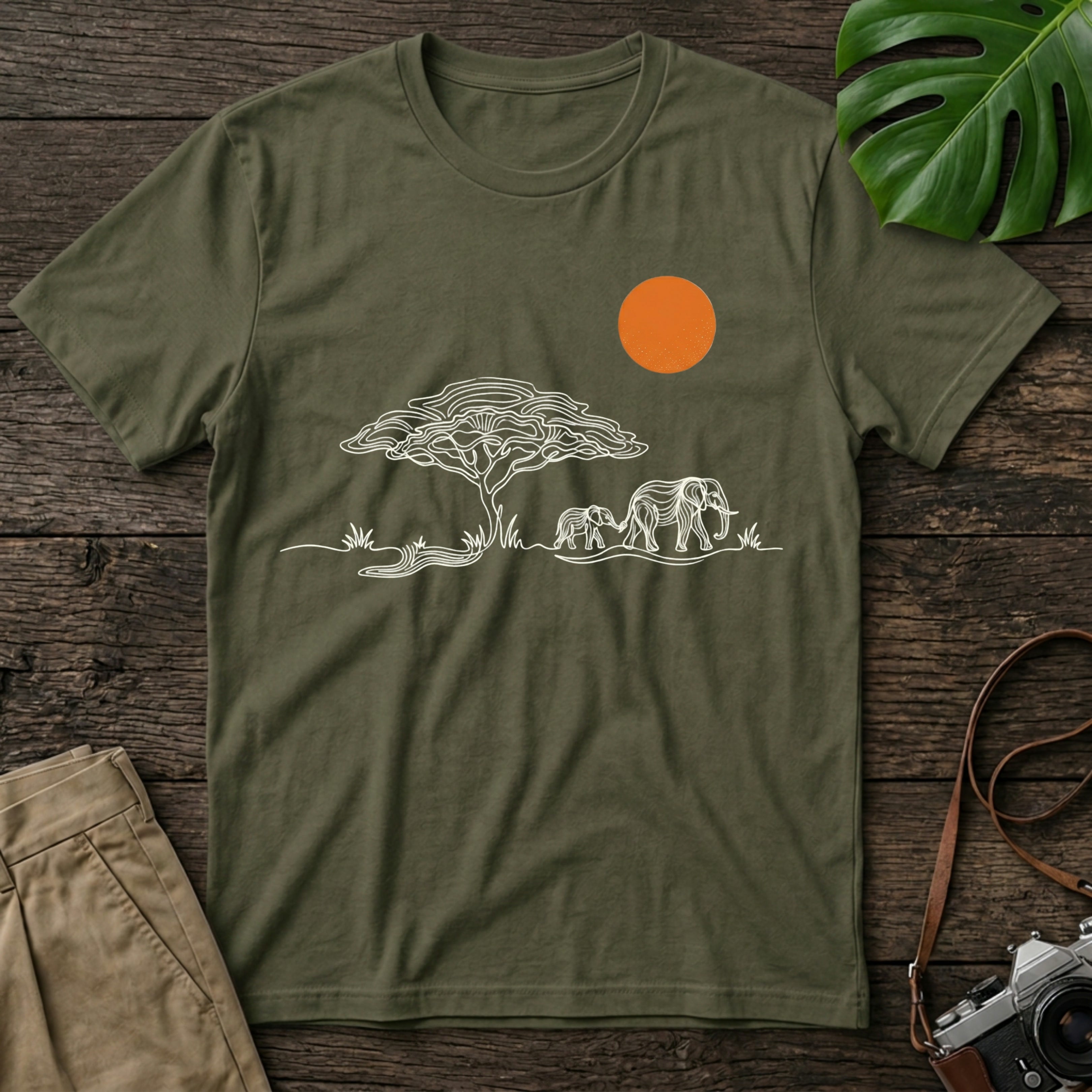 gildan-64000-mockup-military-green