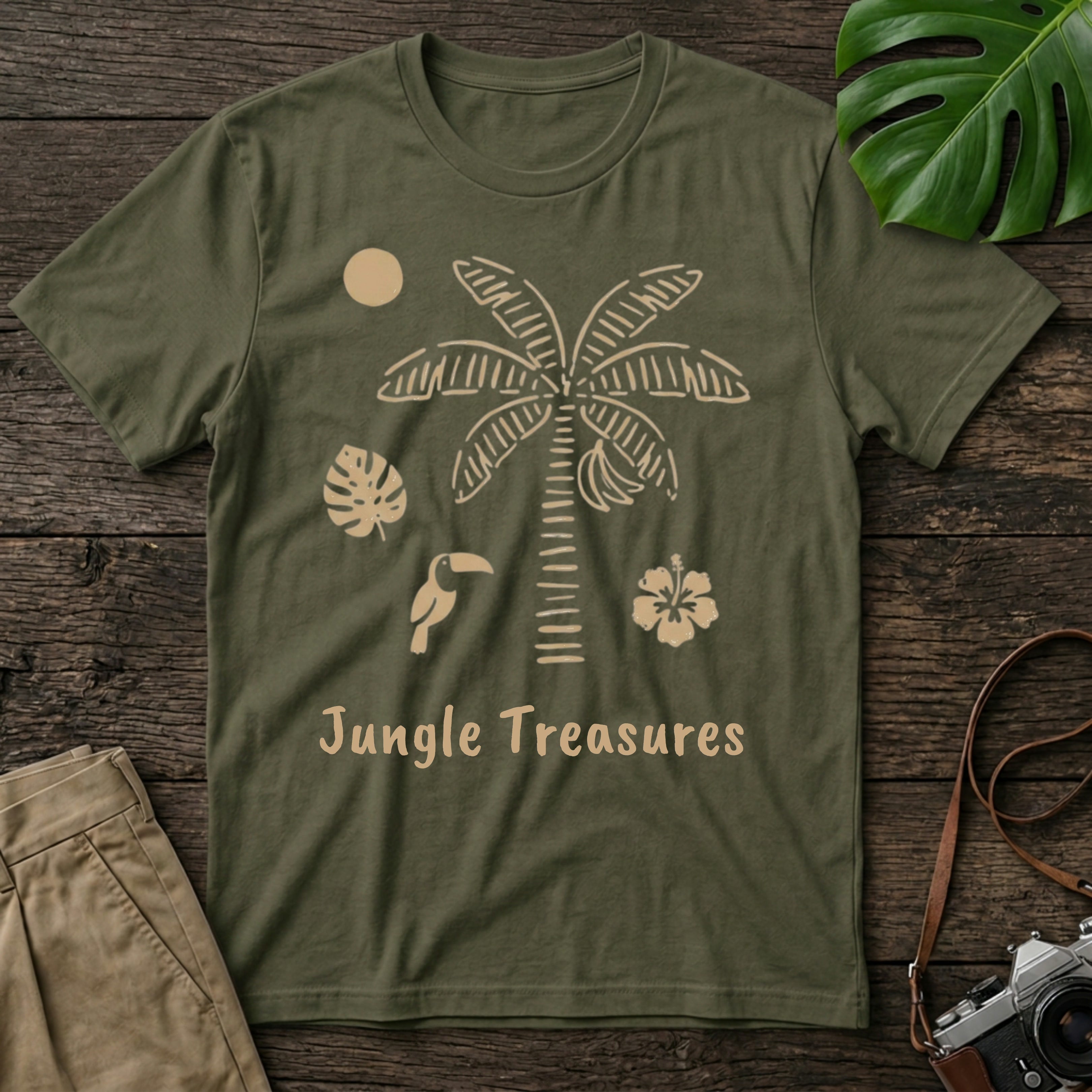 gildan-64000-mockup-military-green
