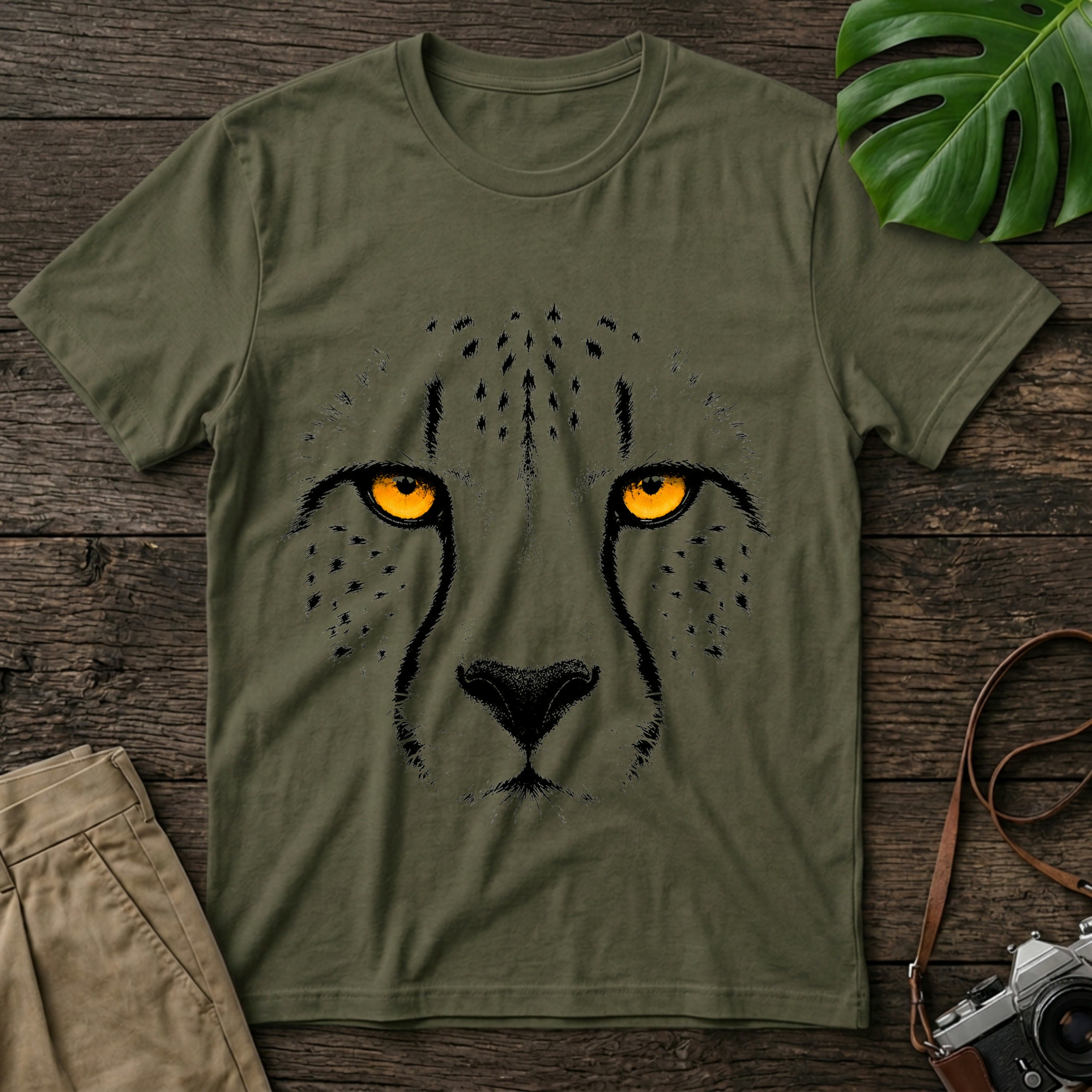 gildan-64000-mockup-military-green