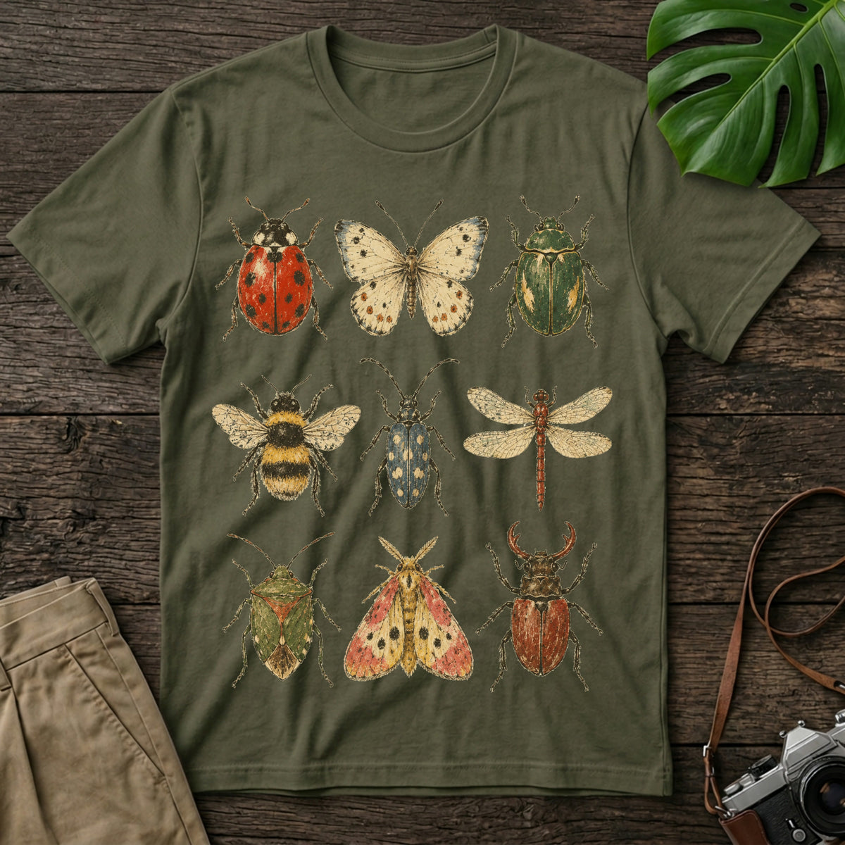 gildan-64000-mockup-military-green