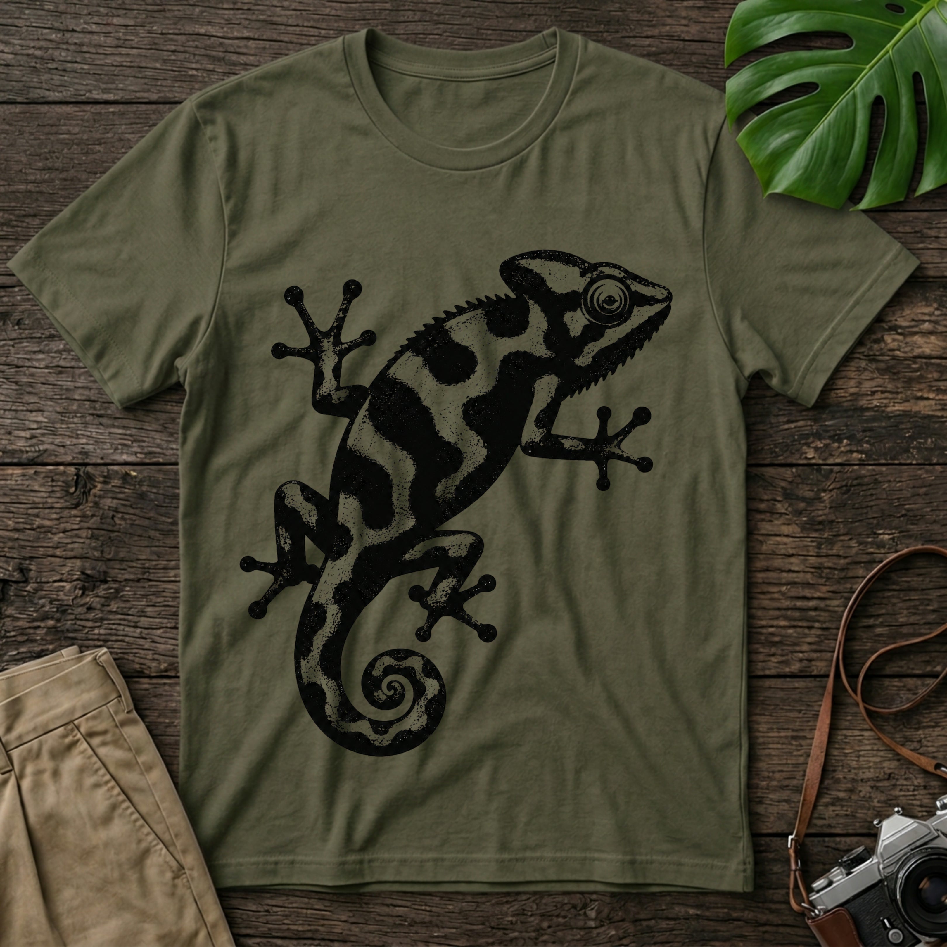 gildan-64000-mockup-military-green