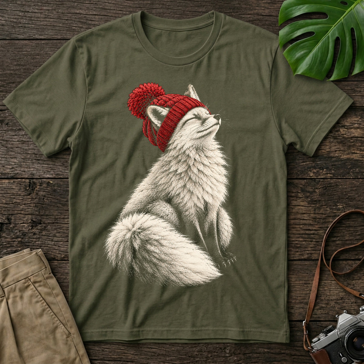 gildan-64000-mockup-military-green
