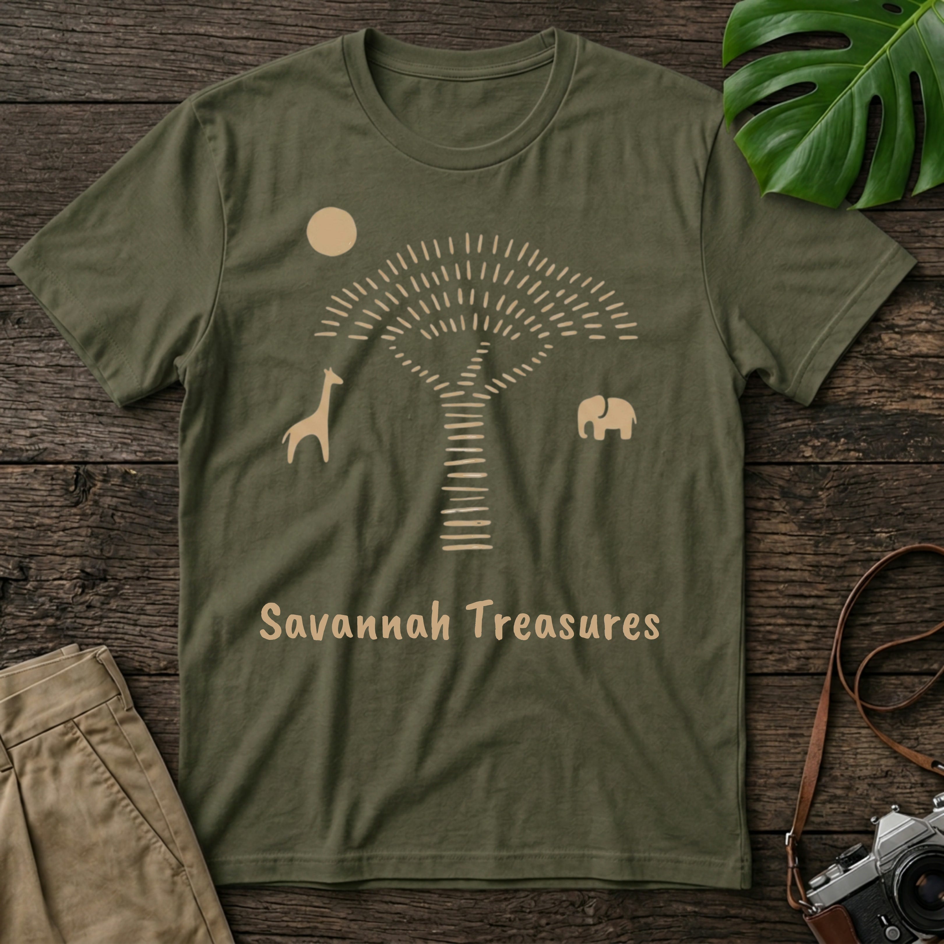 gildan-64000-mockup-military-green