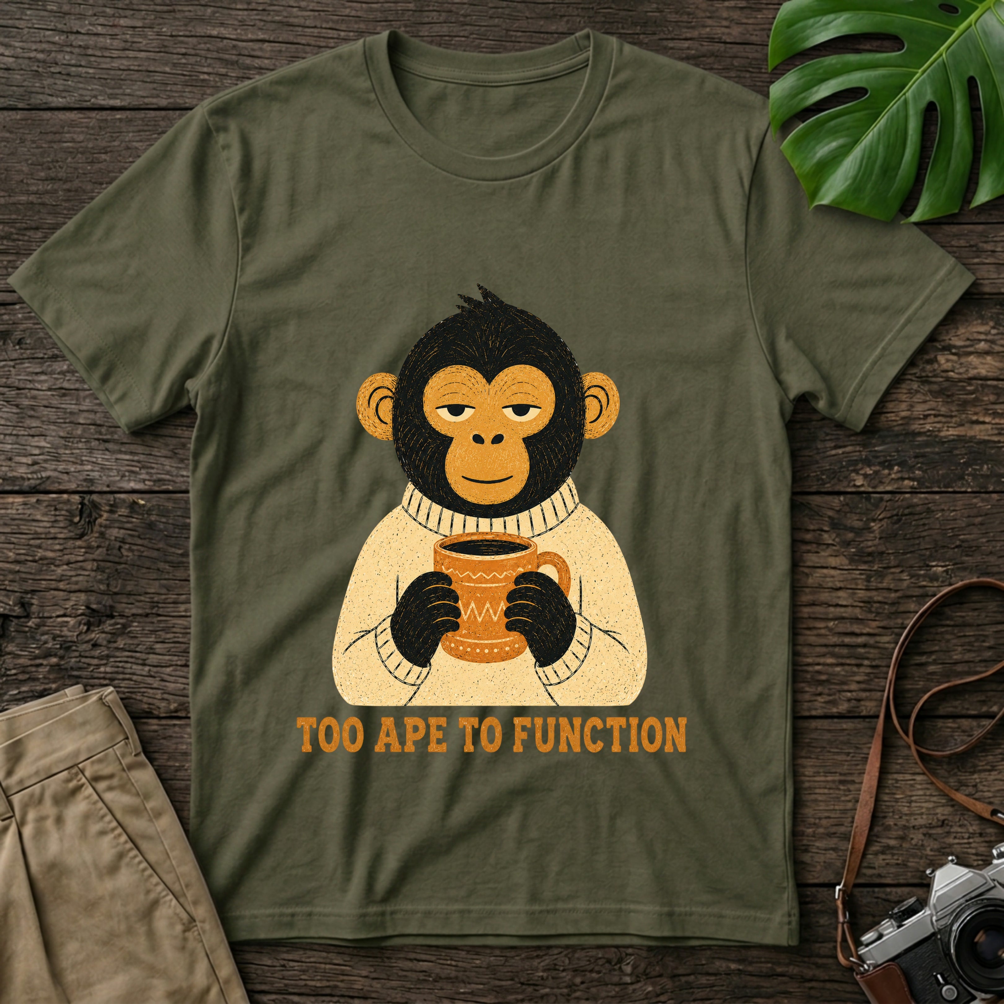 gildan-64000-mockup-military-green