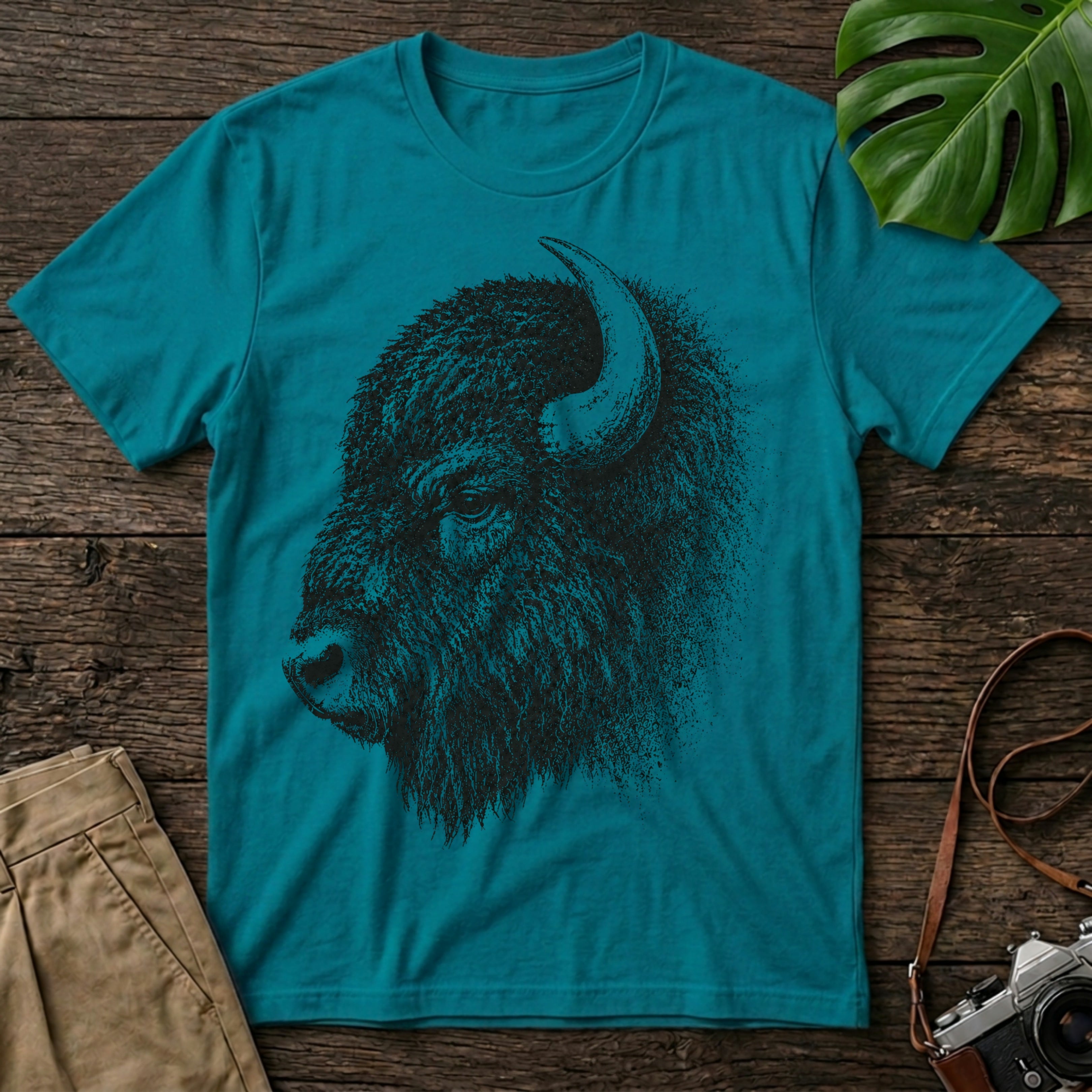 gildan-64000-mockup-tropical-blue