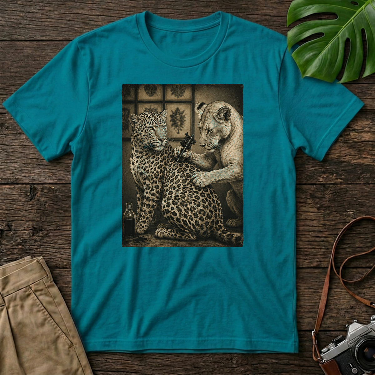 Leopard Tattoo T-Shirt