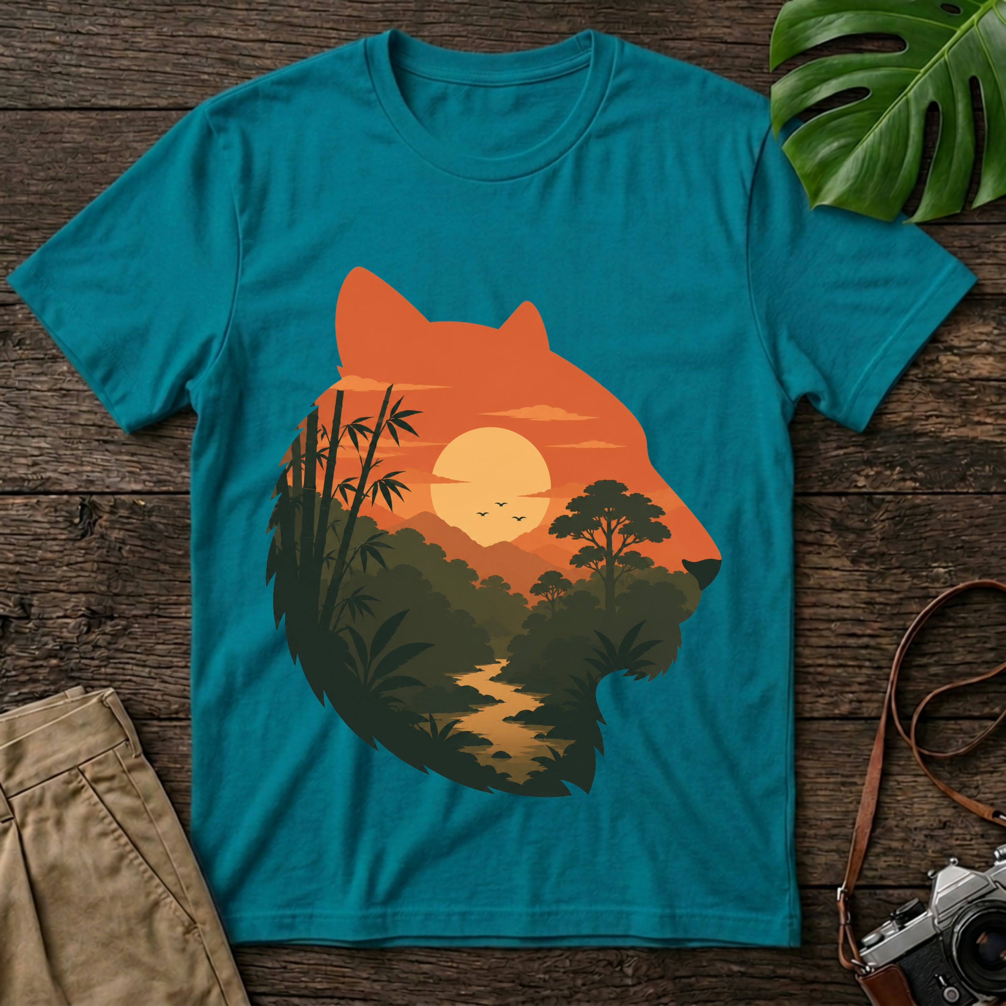 gildan-64000-mockup-tropical-blue